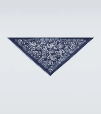 Etro Paisley silk pocket square