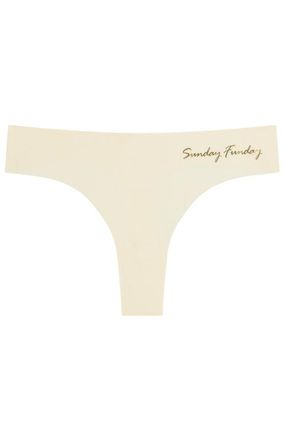 Uwila Warrior Days of the Week VIP Thong in Winter White at Nordstrom, Size Xx-Large