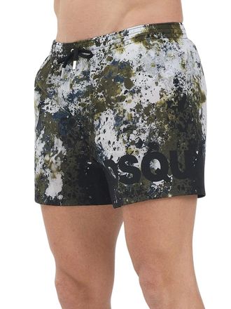 Dsquared2 Beachwear Polyamide Stretch Swim Shorts - Multicolor