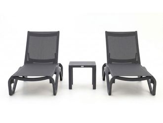 Forza Furniture Forza Russi ligbed set 3-delig stapelbaar verstelbaar