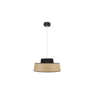 Fabrilamp Fabrilamp - Colgante Jia 1xe27 Natural/negro Regx40x40 Cm