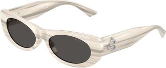 Jimmy Choo London JC5038BU 506587 Womens Sunglasses White Size 54