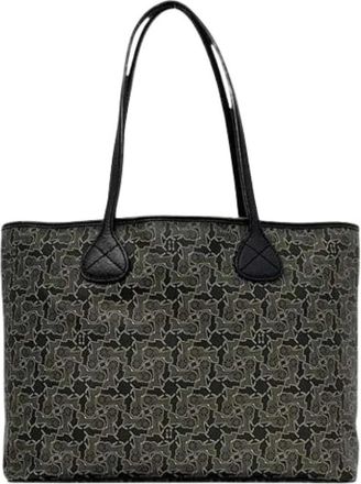 Celine Pre-owned Vintage Leren Tote - Dames - Vintage Shopper - Zwart - ONE Size - Leer - Vintage