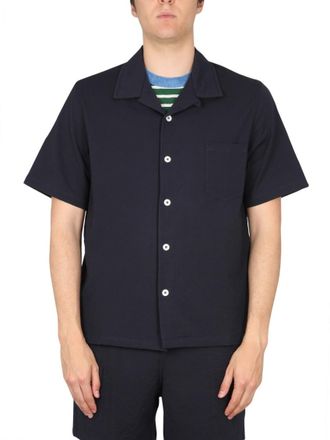 Howlin Navy Blue Solid Shirt