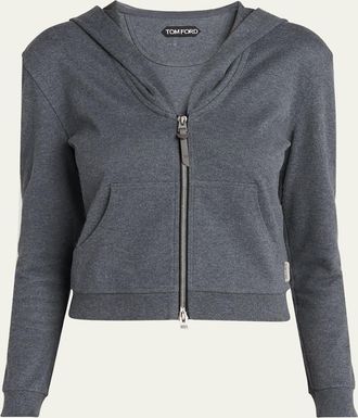 Tom Ford Jersey Zip Hoodie