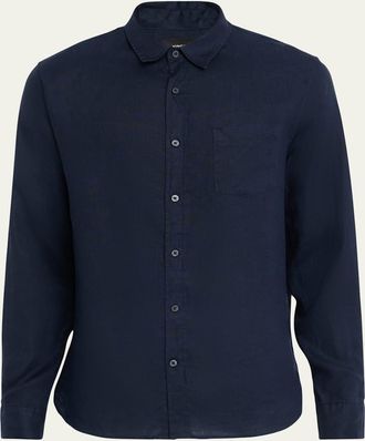 Vince Mens Linen Sport Shirt