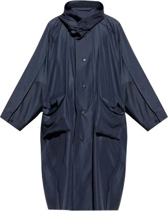 Homme Plissé Issey Miyake Nylon Kite coat - men - Nylon - 3 - Blue