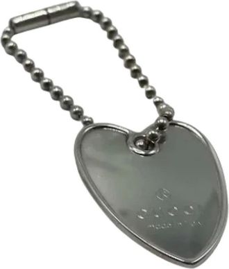 Gucci Pre-owned Accessories, female, Gray, Size: ONE SIZE Pre-owned Silver key-holders