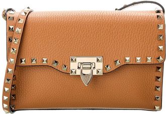 Valentino Rockstud Small Grainy Leather Crossbody
