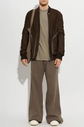 Rick Owens T-shirt With A Crew Neck, Mens, Green