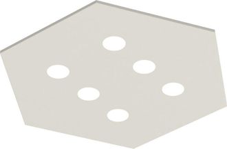 Lumicom River Hex 6x Plaf&oacute;n Monocolor Brillo