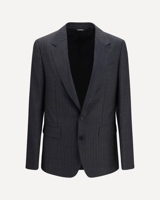 Dolce & Gabbana Virgin wool single-breasted Blazer Male 48