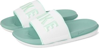 Nike OffCourt Slide Womens Sandals Summit White/Mint Foam/Cannon/Mint Foam : 12 B - Medium, Synthetic