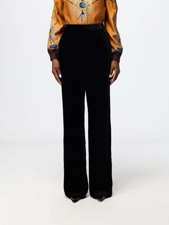 Etro High-Waisted Wide-Leg Palazzo Trousers in Velvet