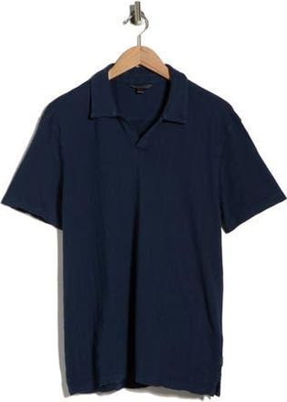 John Varvatos Zion Jacquard Cotton Polo in Deep Blue at Nordstrom Rack, Size Medium