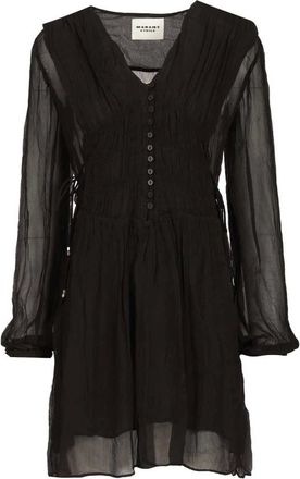 Isabel Marant Kleedjes, Dames, Zwart, S, Loriena Short Dress