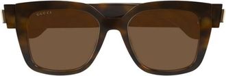Gucci Brown Square Ladies Sunglasses GG1690SK 002 54