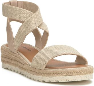 Lucky Brand Thimba Ankle Wrap Espadrille Sandal in Natural/Smok Linels at Nordstrom, Size 6