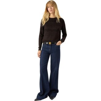 Missoni Crew Neck Sweater With Chevron Pattern in Brown at Nordstrom, Size 42 It