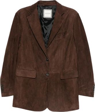 Tagliatore Cilian Suede Notched-lapels Jacket