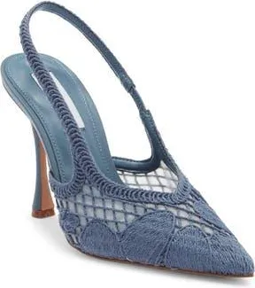 Steve Madden Beverlie Pointed Toe Slingback Pump in Blue at Nordstrom Rack, Size 8.5