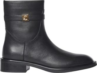 Coccinelle Enkellaarsjes - Dames - Enkellaarsjes - Zwart - 40 EU - Leer - Schoenen