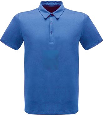 Regatta Professional Mens Classic Polo Shirt, 3 Buttons - Perfect for Work or Casual Wear Oxford Blue