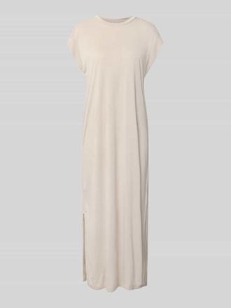 Pieces Gerades Freizeitkleid aus Viskose-Mix Modell ANORA in Beige, Gr&ouml;&szlig;e L