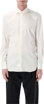 Xacus French Collar Shirt - Heren - Casual Overhemden - Beige - 3XL - Katoen - Overhemden