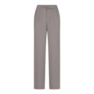 Herno Straight Trousers, female, Beige, Size: XL Lucent Cady Trousers