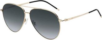 HUGO BOSS BOSS 1461/S 0000 9O Rose Gold/Grey Gradient