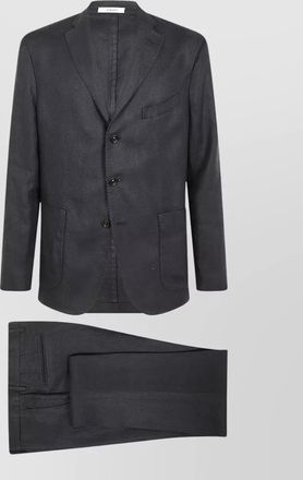 Boglioli linen single-breasted suit