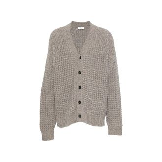Roberto Collina Waffle-knit V-neck Cardigan