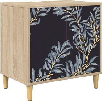 vidaXL Mueble De Cuarto De Ba&ntilde;o Dokkum Sonoma 60 X 40 X 60 Cm Vidaxl