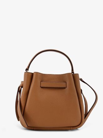 Tory Burch Womens Mini Crossbody Bag Romy Leather Brown Shoulder