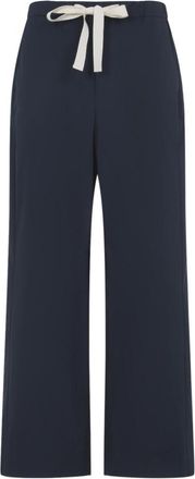Max Mara Blue Straight-leg Pant