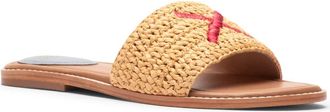 Frances Valentine XO Slide Sandal in Natural/red at Nordstrom, Size 10
