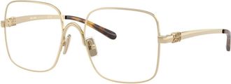 Miu Miu Glasses, unisex, Yellow, Size: 53 MM Glasses