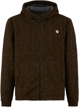 E9 Mimmo Zip-Hoodie f&uuml;r Herren | braun/schwarz