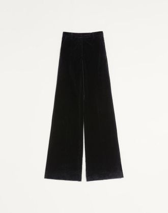 Valentino Velvet Trousers Wo