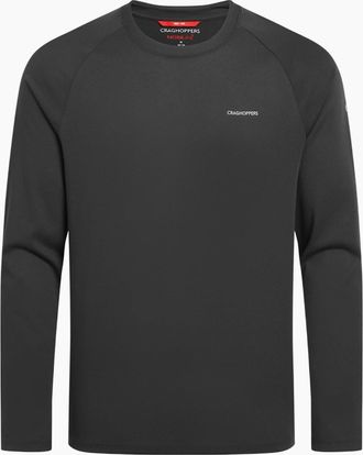 Craghoppers Mens Craghoppers Mens Nour Nosilife Long-Sleeved T-Shirt - Black - Size: 40