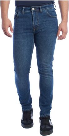 La Martina Klassieke denim jeans - Heren - Slim Fit Jeans - Blauw - W33 - Denim - Jeans