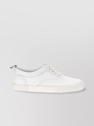 Thom Browne calfskin leather low-top sneakers