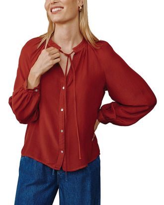 Bella Dahl Raglan Button Down Shirt