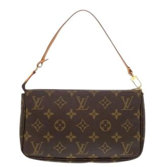 Louis Vuitton Pre-owned Mini Bags, female, Brown, Size: ONE SIZE Pre-owned Pochette Pouch