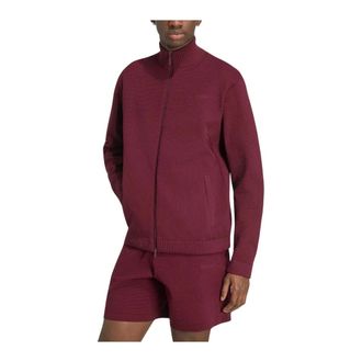 adidas Cutline Knitted Track Top - Heren - Trainingsjackets - Rood - L - Polyester - Fitness