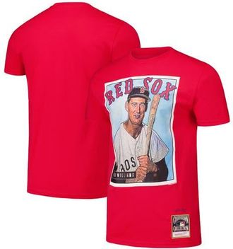 Mitchell & Ness Mens Mitchell & Ness Ted Williams Red Boston Red Sox Cooperstown Collection Collectors Connection T-Shirt at Nordstrom, Size Small