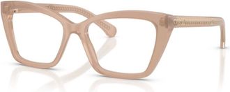 Chanel Glasses, female, Pink, Size: 52 MM Cat Eye Eyeglasses