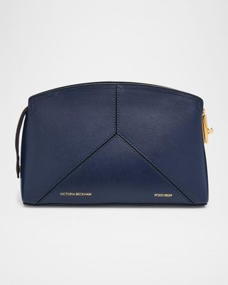 Victoria Beckham The Victoria Zip Leather Crossbody Bag