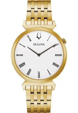 Bulova 97A153 Mens Regatta Watch - Gold - One Size